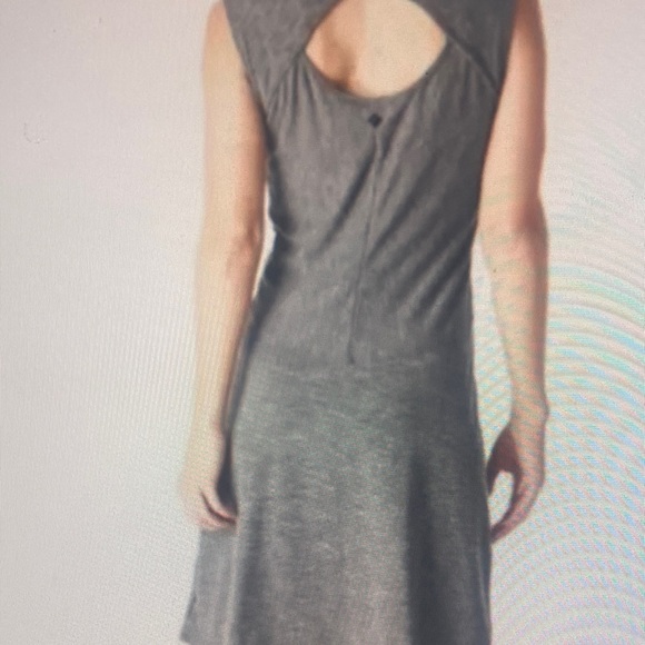 Prana Gray A-Line Knee-Length Dress - Picture 1 of 1